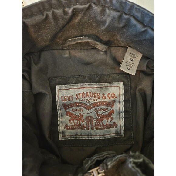 Levi’s Two Pocket Military Jacket, Men’s Sz Medium (MSRP $160) - Picture 4 of 10
